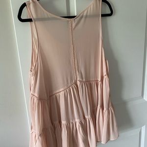Worn once Torrid sheer sleeveless blouse in size L